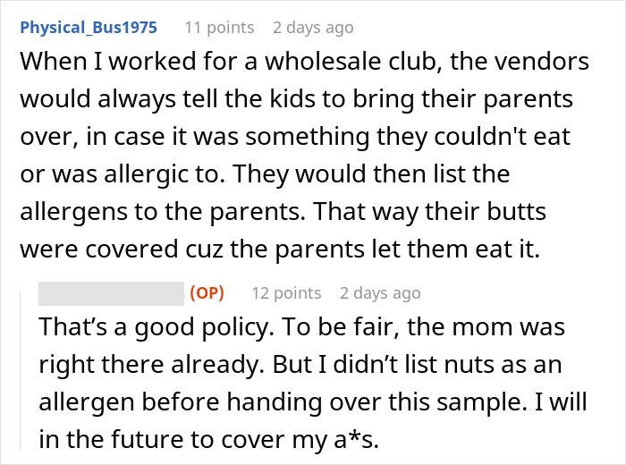 Mom Threatens To Sue Food Stall After They Give Her Child A Sample That Contains Nuts