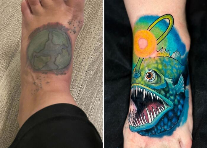 80 Tattoo Cover-Ups To Remind You To Think Before You Ink (New Pics)
