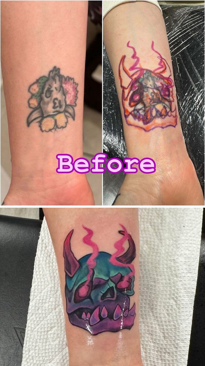 80 Tattoo Cover-Ups To Remind You To Think Before You Ink (New Pics)