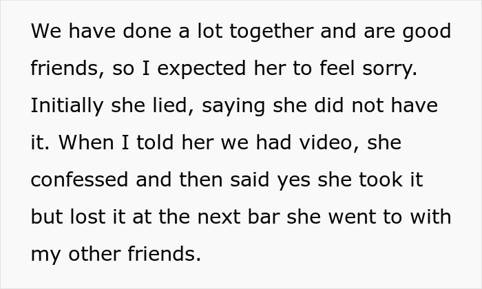 Man Catches A Friend Stealing His BF’s Camera, Confronts Her Only To Discover Her True Colors
