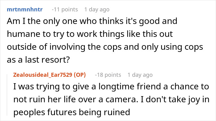 Man Catches A Friend Stealing His BF’s Camera, Confronts Her Only To Discover Her True Colors