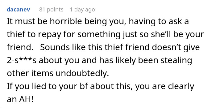 Man Catches A Friend Stealing His BF’s Camera, Confronts Her Only To Discover Her True Colors