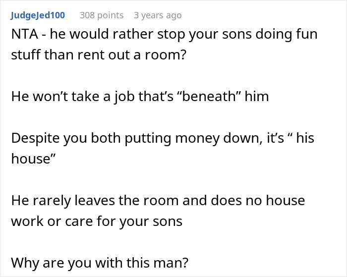 Woman Rents Out Husband’s “Man Cave” After He Refuses To Work Or Help Out
