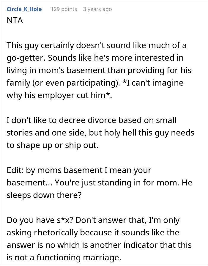Woman Rents Out Husband’s “Man Cave” After He Refuses To Work Or Help Out