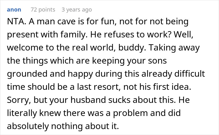 Woman Rents Out Husband’s “Man Cave” After He Refuses To Work Or Help Out