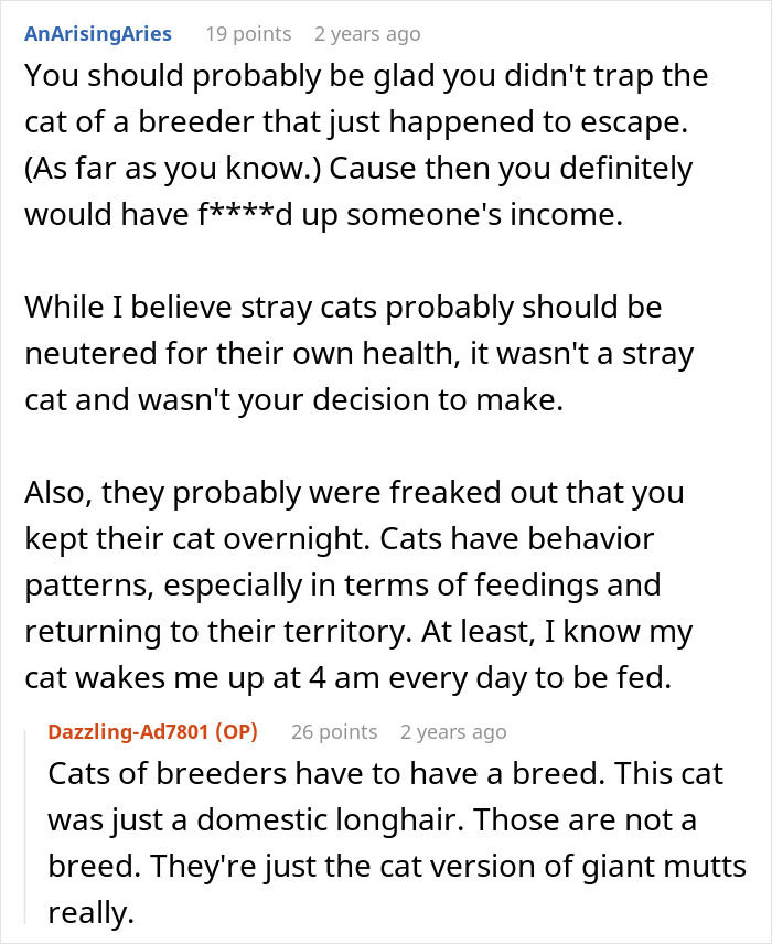 Non-Profit Worker Neuters Clearly Owned Cat Found Roaming, Shocked When Owners Get Livid