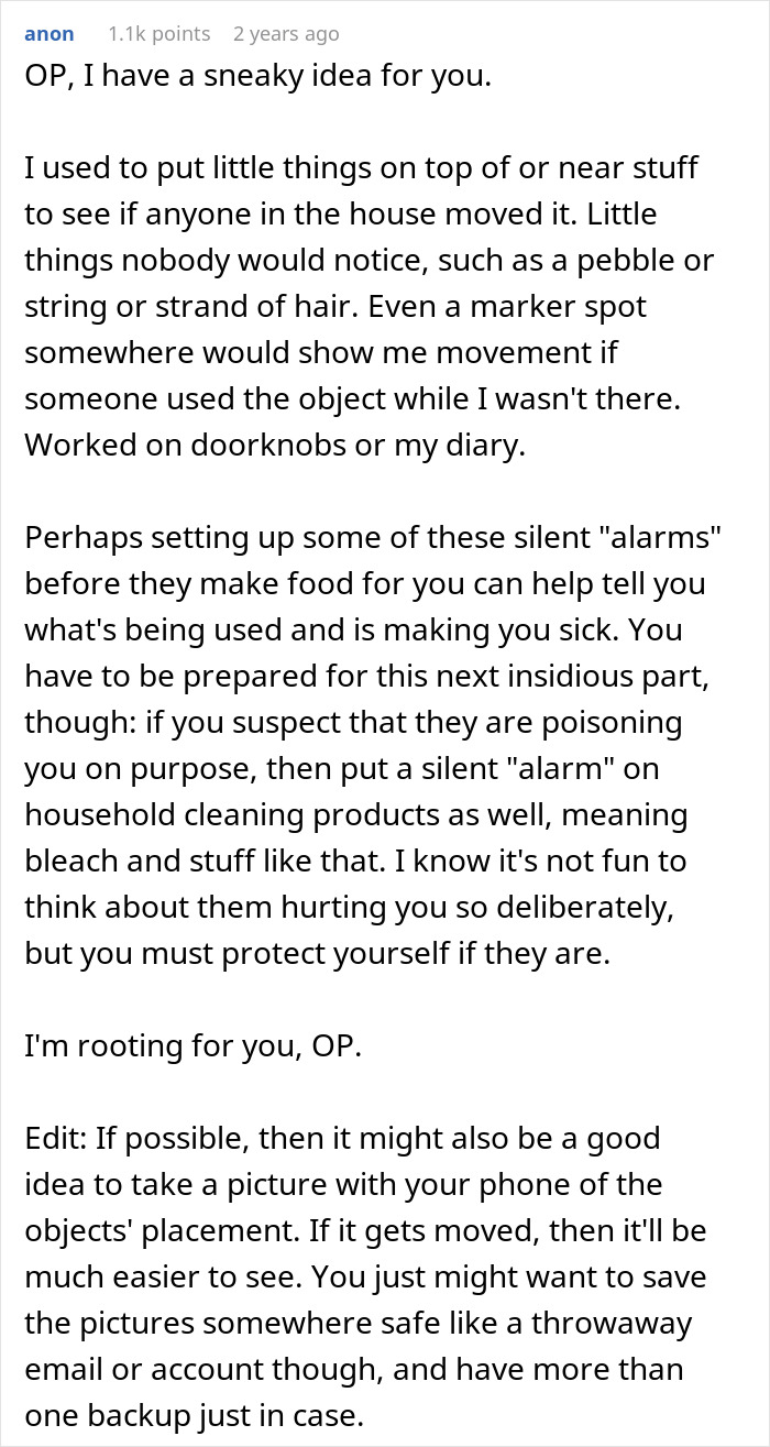 Woman Is Convinced Her Parents Are Trying To Poison Her, Wonders Whether She&#8217;s Going Insane