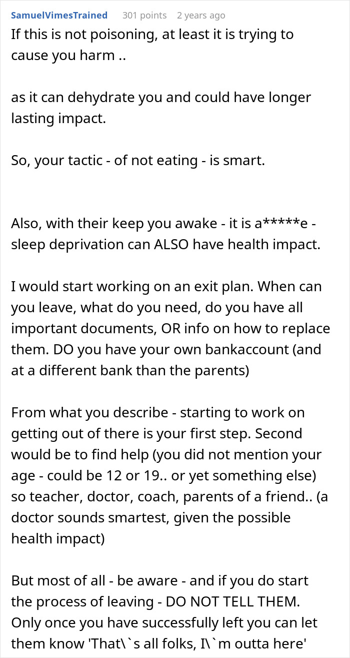 Woman Is Convinced Her Parents Are Trying To Poison Her, Wonders Whether She&#8217;s Going Insane
