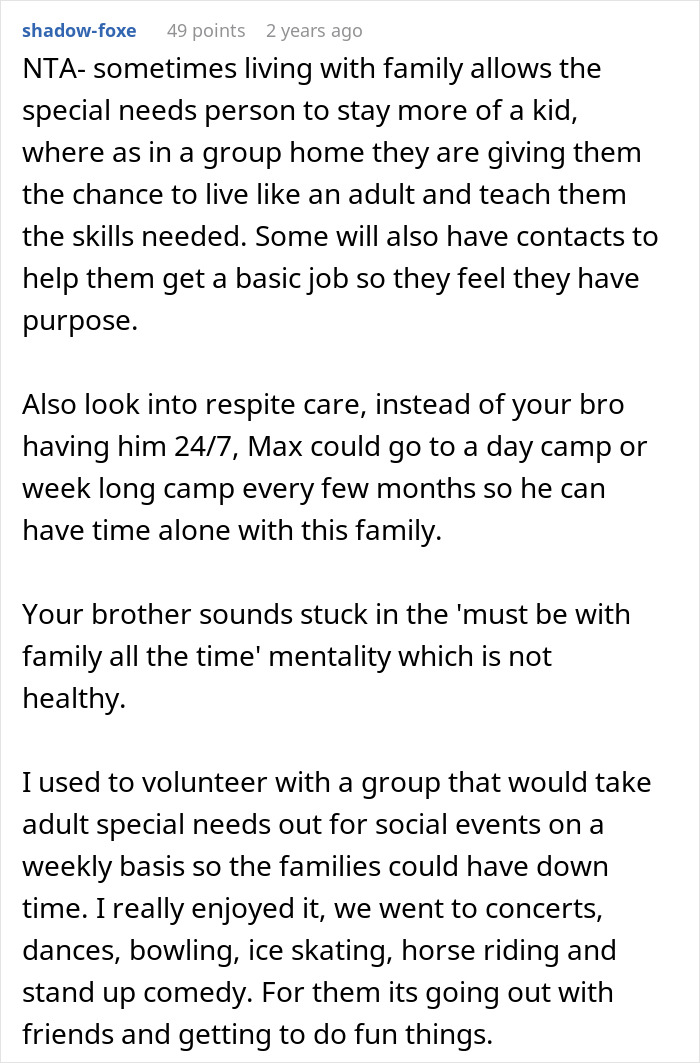 Woman Refuses To House Special-Needs Sibling After Losing Parents, Chooses A Controversial Solution