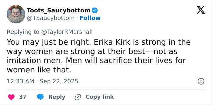 &#8220;That Speech Shook The World&#8221;: Erika Kirk Accused Of Ending Feminism During Husband&#8217;s Funeral