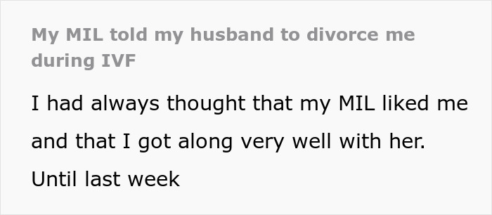 Guy Gets Poisoned Against Wife Struggling With IVF Treatment, Divorces Her Thanks To Meddling MIL