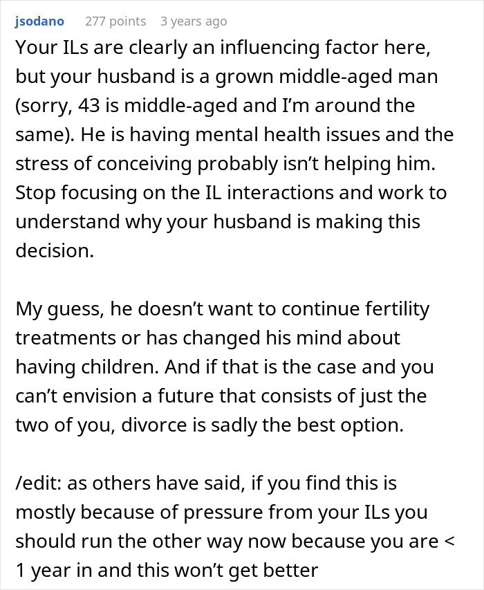 Guy Gets Poisoned Against Wife Struggling With IVF Treatment, Divorces Her Thanks To Meddling MIL