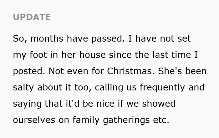 “I Won”: Woman Finds A Way To Be Permanently Uninvited From MIL’s Dinners With Spoiled Food