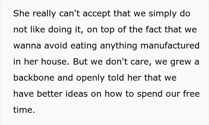 “I Won”: Woman Finds A Way To Be Permanently Uninvited From MIL’s Dinners With Spoiled Food