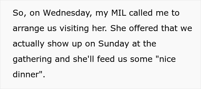 “I Won”: Woman Finds A Way To Be Permanently Uninvited From MIL’s Dinners With Spoiled Food