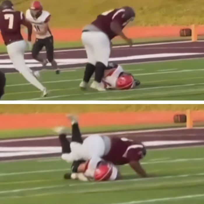 Teen Footballer&#8217;s Spine Fractured After Devastating Body Splash Caught On Video