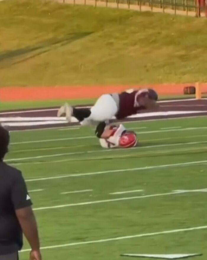 Teen Footballer&#8217;s Spine Fractured After Devastating Body Splash Caught On Video