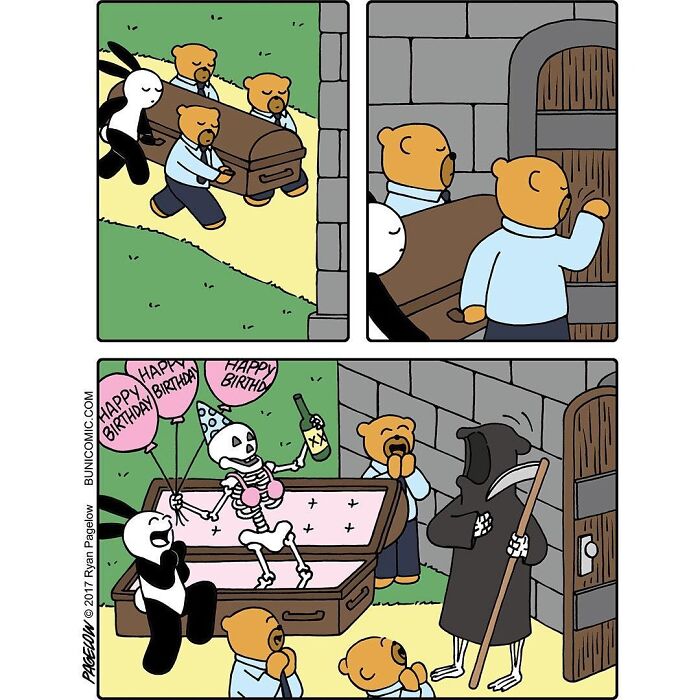 23 Grim Reaper Comics That Are Much More Wholesome Than You’d Expect