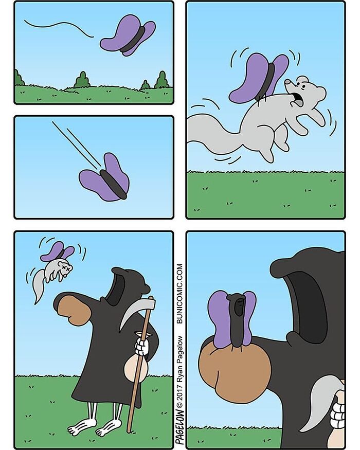23 Grim Reaper Comics That Are Much More Wholesome Than You’d Expect