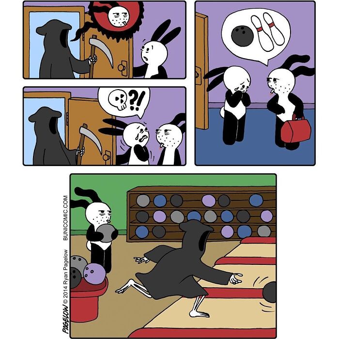 23 Grim Reaper Comics That Are Much More Wholesome Than You’d Expect