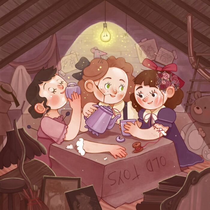 This Italian Artist Creates Gentle And Charming Illustrations That Feel Like A Warm Hug (40 Pics)