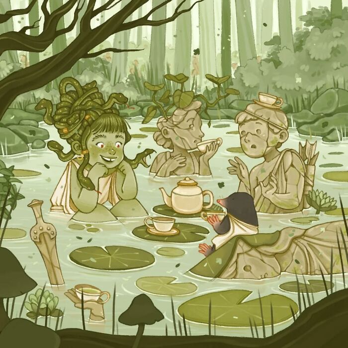 This Italian Artist Creates Gentle And Charming Illustrations That Feel Like A Warm Hug (40 Pics)