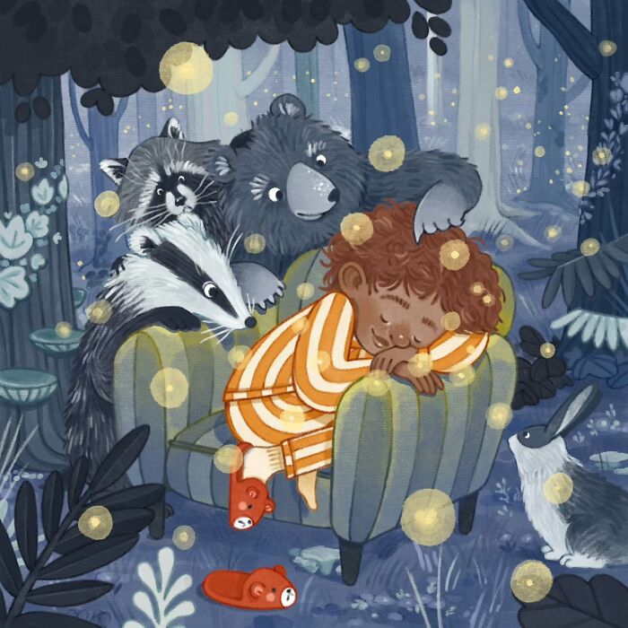 This Italian Artist Creates Gentle And Charming Illustrations That Feel Like A Warm Hug (40 Pics)