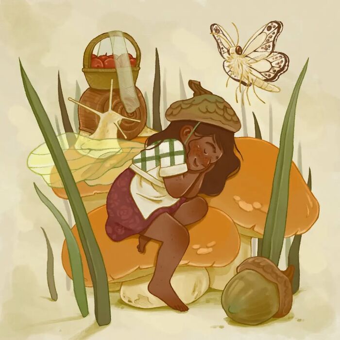 This Italian Artist Creates Gentle And Charming Illustrations That Feel Like A Warm Hug (40 Pics)