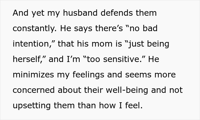 Man Defends Mommy Dearest Who Keeps Insulting His Wife, She&#8217;s Sick Of The Whole Twisted Family