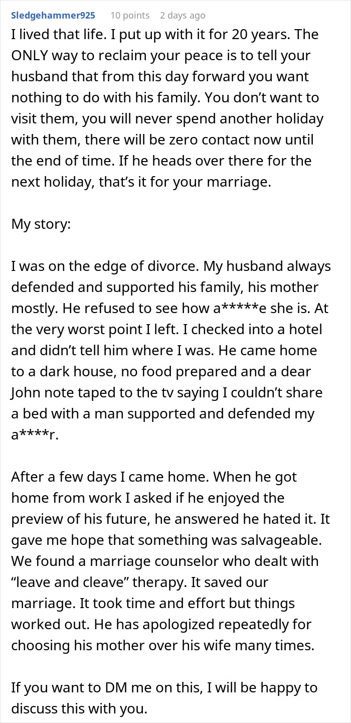 Man Defends Mommy Dearest Who Keeps Insulting His Wife, She&#8217;s Sick Of The Whole Twisted Family