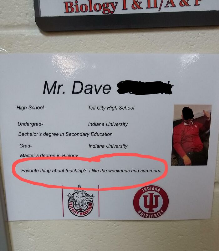 80 Funny Teachers Who Deserve An A+ For Their Sense Of Humor (New Pics)