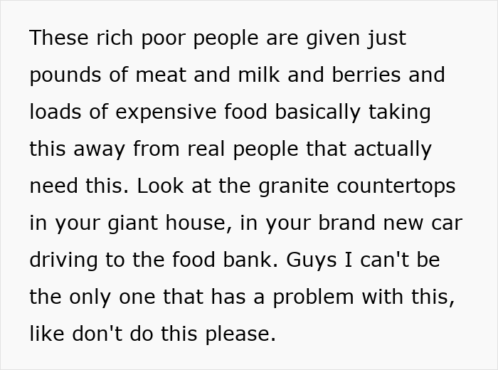 “USA Has The Richest Poor People”: Woman Documents Her Trip To Food Bank, Sparks Outrage