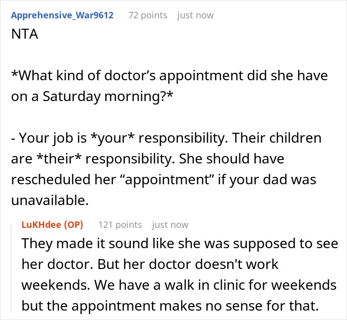 Guy Walks Out Of The House After Dad And His Wife Demand He Skip Work To Babysit 3 Half Siblings