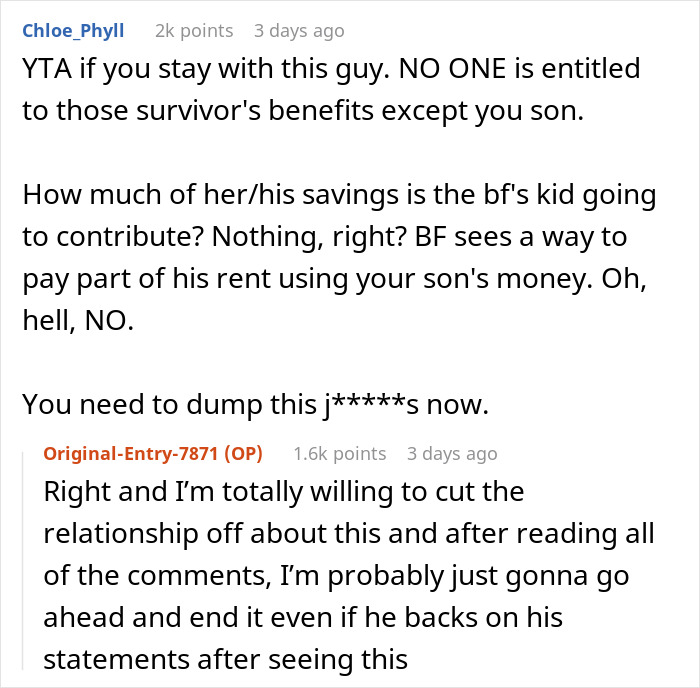 GF Shocked As BF Wants Part Of The Money Her Late Fiancé Left For Their Kid, Says No Way In Hell