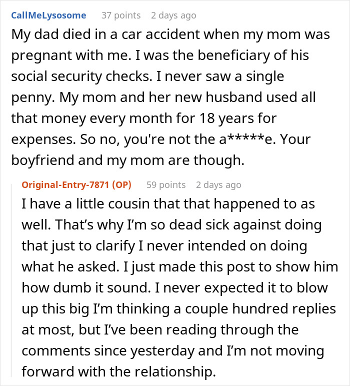 GF Shocked As BF Wants Part Of The Money Her Late Fiancé Left For Their Kid, Says No Way In Hell