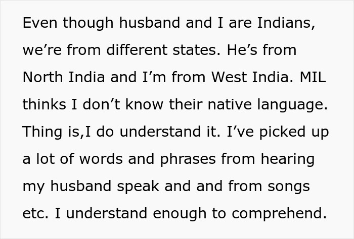 MIL Horrified After Learning DIL Always Understood Her Language, As She Said Mean Things That Way