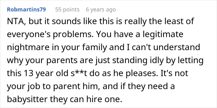22YO Sis Refuses To Babysit Badly Behaved Brother While Parents Vacay, Dad Flips Out On Her