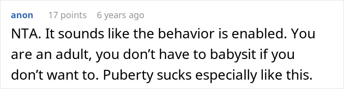 22YO Sis Refuses To Babysit Badly Behaved Brother While Parents Vacay, Dad Flips Out On Her