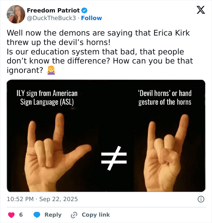 &#8220;Definitely Suspicious”: Erika Kirk&#8217;s Hand Gesture At Memorial Service Raises Eyebrows