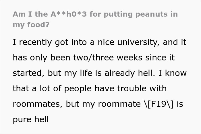Roommate Eats Man’s Food Without Asking, Calls Him A Monster After Allergy Sends Her To ER