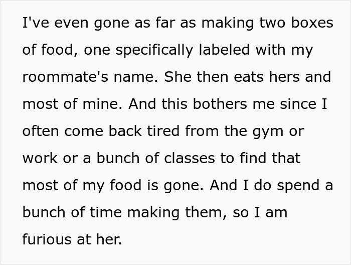 Roommate Eats Man’s Food Without Asking, Calls Him A Monster After Allergy Sends Her To ER