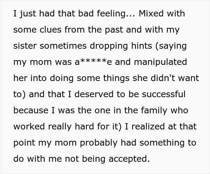 Woman Shocked After Finding Out Her Mom Is The Reason She Never Got To Live Her Dream
