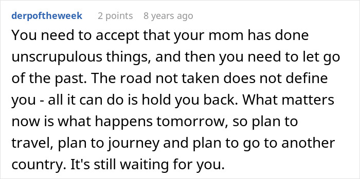 Woman Shocked After Finding Out Her Mom Is The Reason She Never Got To Live Her Dream