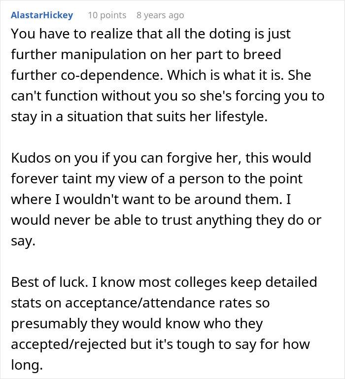 Woman Shocked After Finding Out Her Mom Is The Reason She Never Got To Live Her Dream
