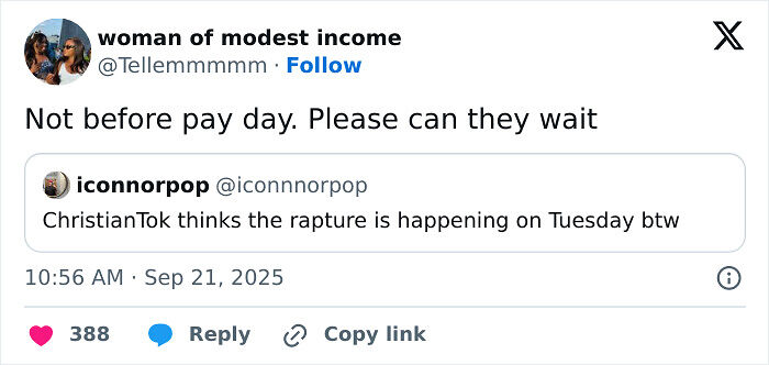 “RaptureTok” Explodes After Pastor Predicts The World Will End In September