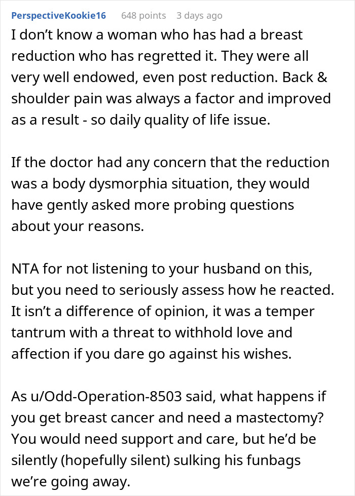 “Consider A Husband Reduction”: Man Gives Wife An Ultimatum Over Plastic Surgery