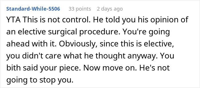 “Consider A Husband Reduction”: Man Gives Wife An Ultimatum Over Plastic Surgery