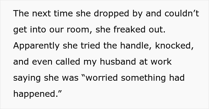 Man Stuck Between Wife And Mom After Wife Locks Her Bedroom Door To Keep Nosy MIL Away