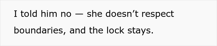 Man Stuck Between Wife And Mom After Wife Locks Her Bedroom Door To Keep Nosy MIL Away