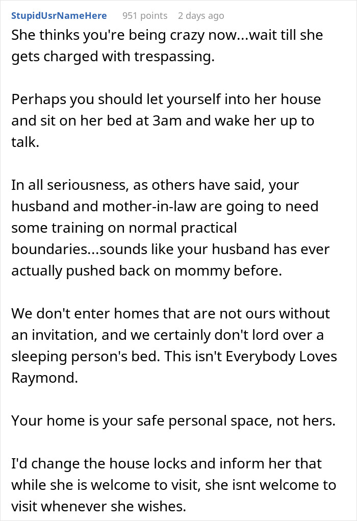Man Stuck Between Wife And Mom After Wife Locks Her Bedroom Door To Keep Nosy MIL Away